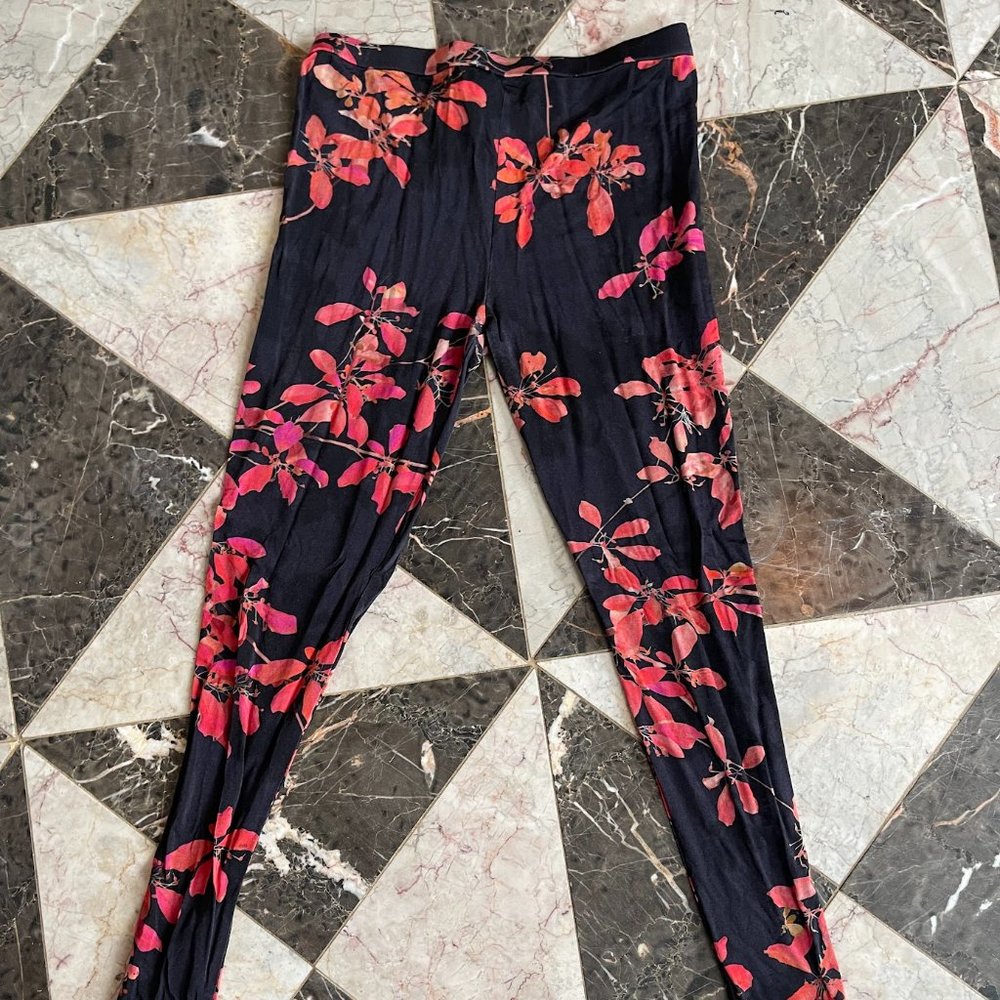 DRIES VAN NOTEN Floral Leggings